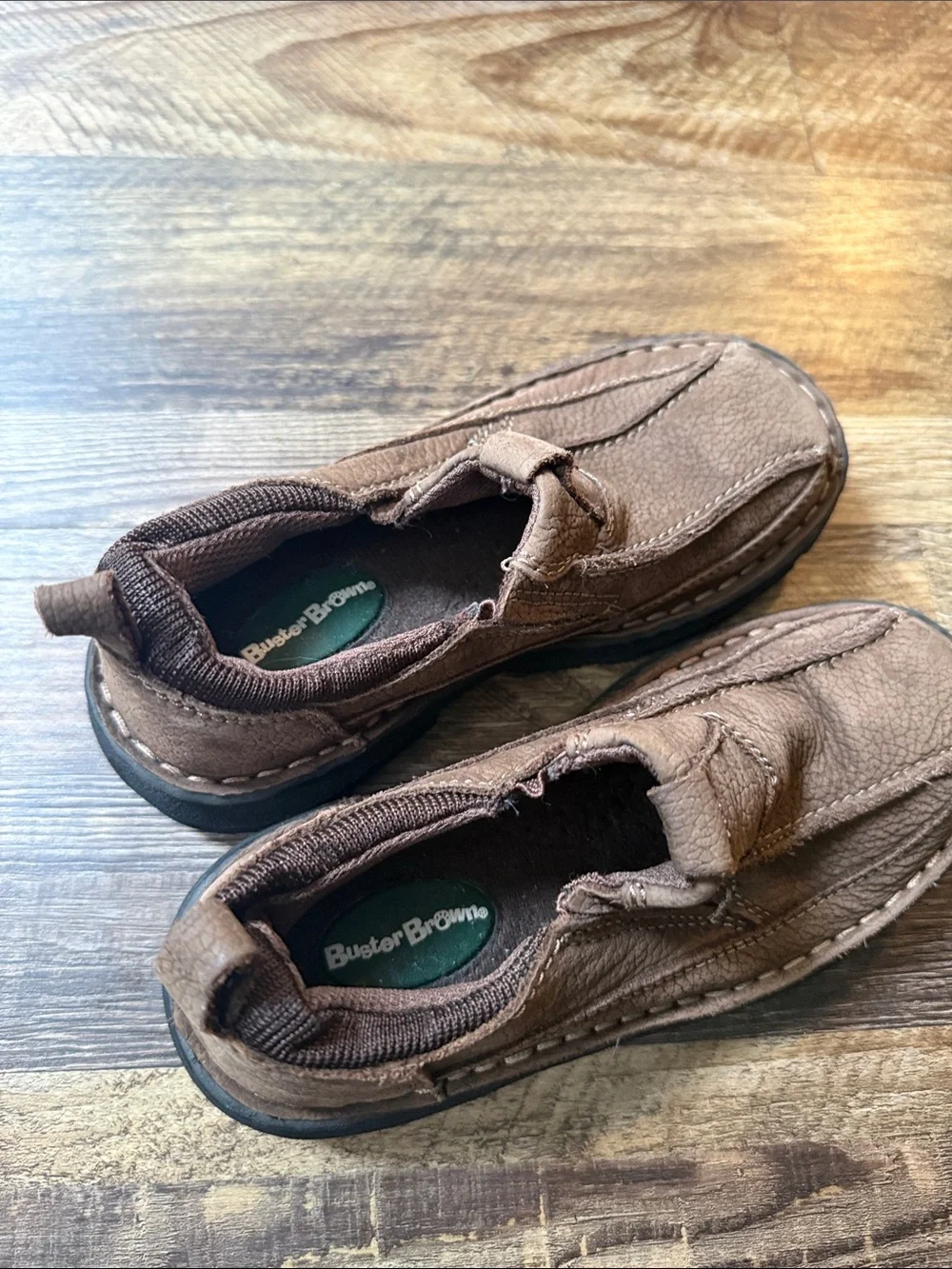 Brown Slip-On kids Casual Shoes